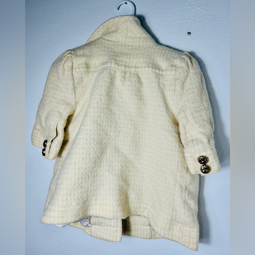 Juicy Couture tweed jacket Chanel style, wool. Size 10 - Picture 4 of 12